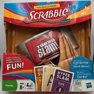 Electronic Turbo Slam! version of Scrabble Slam game
